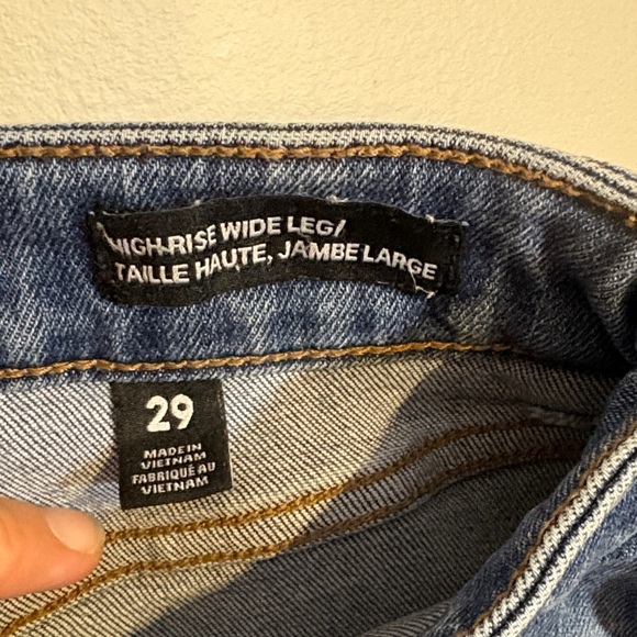 Jillian Harris + Joe Fresh collab Indigo Wide Leg Women's Jeans - Picture 3 of 8